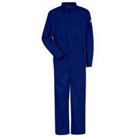 Bulwark HRC2-CLD4 Bulwark 54 Regular Navy Blue ComforTouch 6 Ounce EXCEL FR Deluxe Coveralls